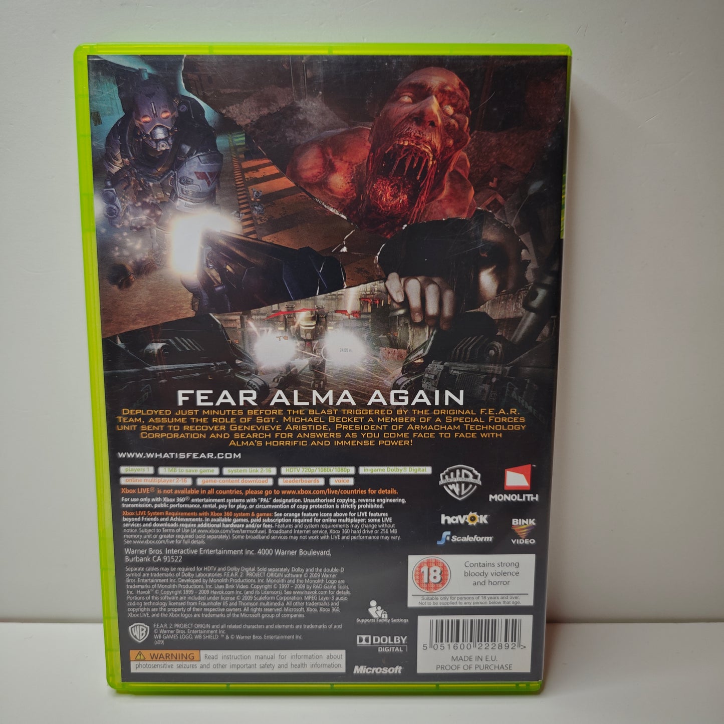 Fear 2 Project Origin