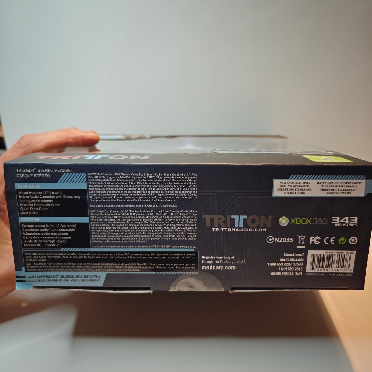 Trigger Stereo Headset Xbox 360 "Halo 4"