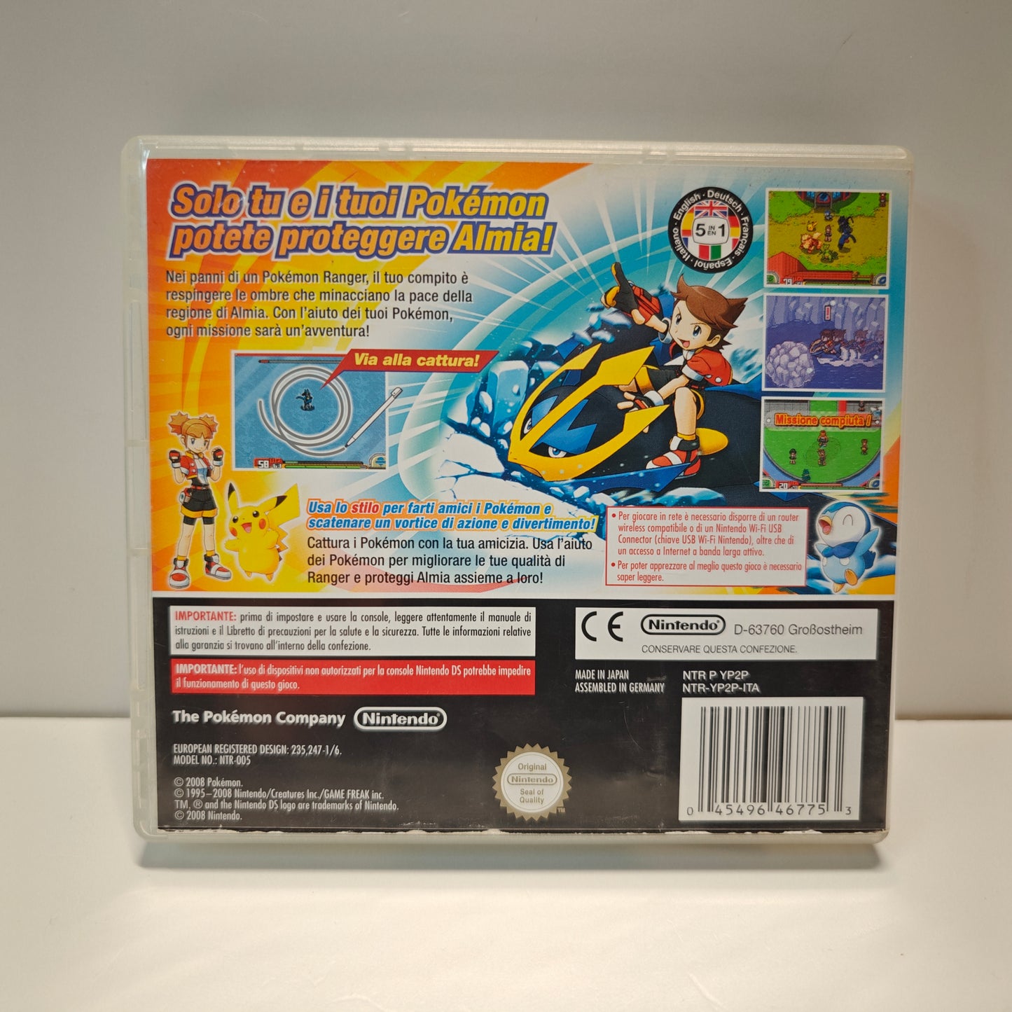 Pokémon Ranger Ombre Su Almia