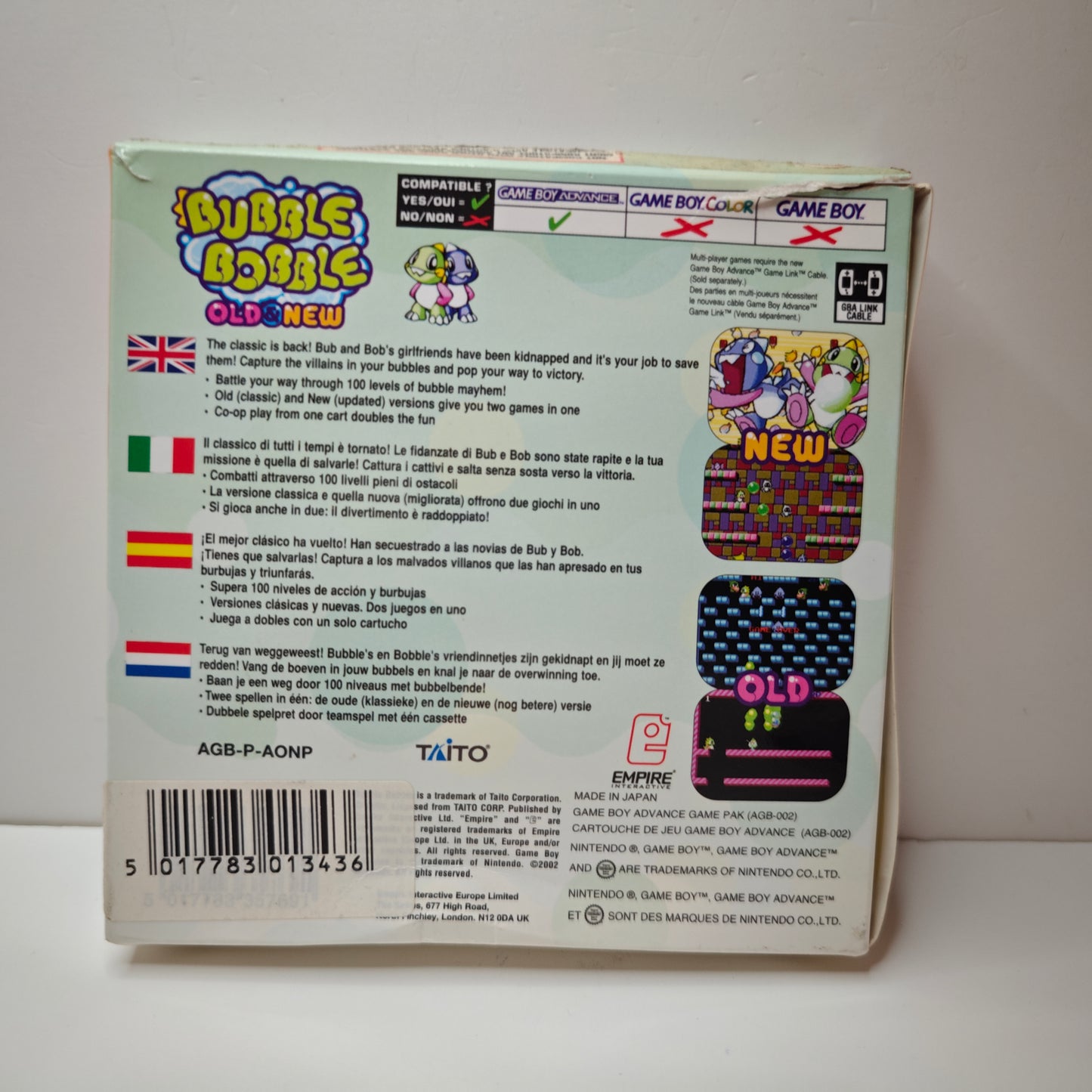 Bubble Bobble Old & New