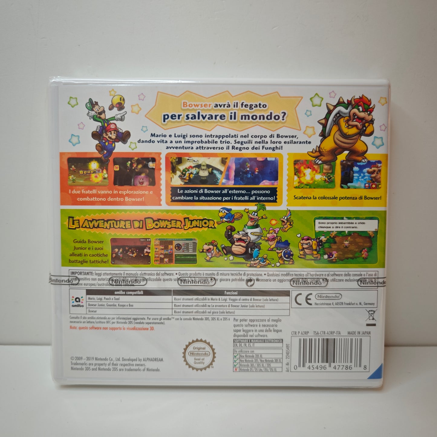 Mario & Luigi Viaggio Al Centro Di Bowser + Le Avventure Di Bowser Junior (NEW)
