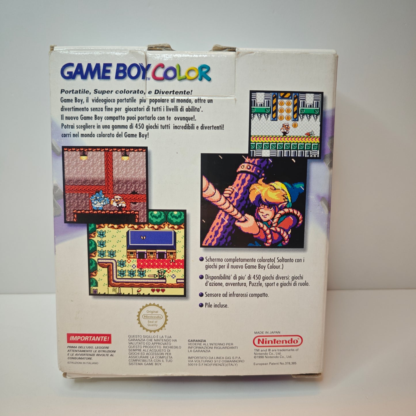 Game Boy Color "Atomic Purple" GIG