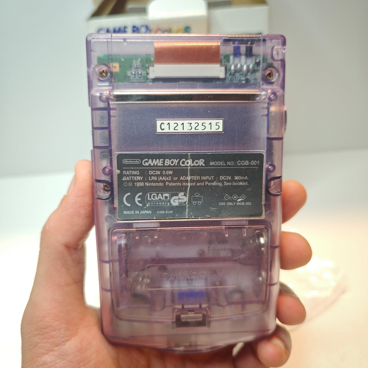Game Boy Color "Atomic Purple" GIG