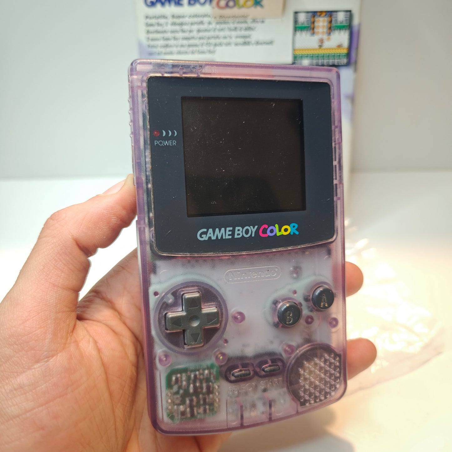 Game Boy Color "Atomic Purple" GIG