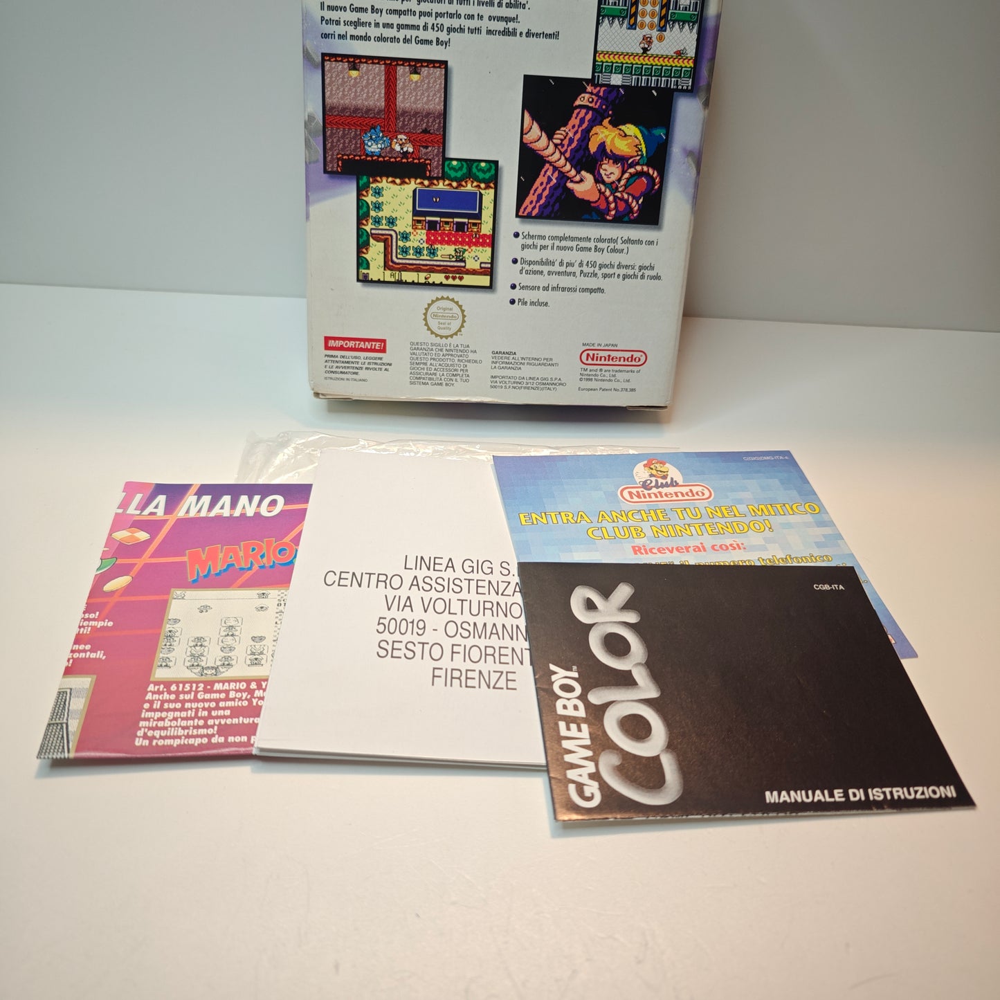 Game Boy Color "Atomic Purple" GIG