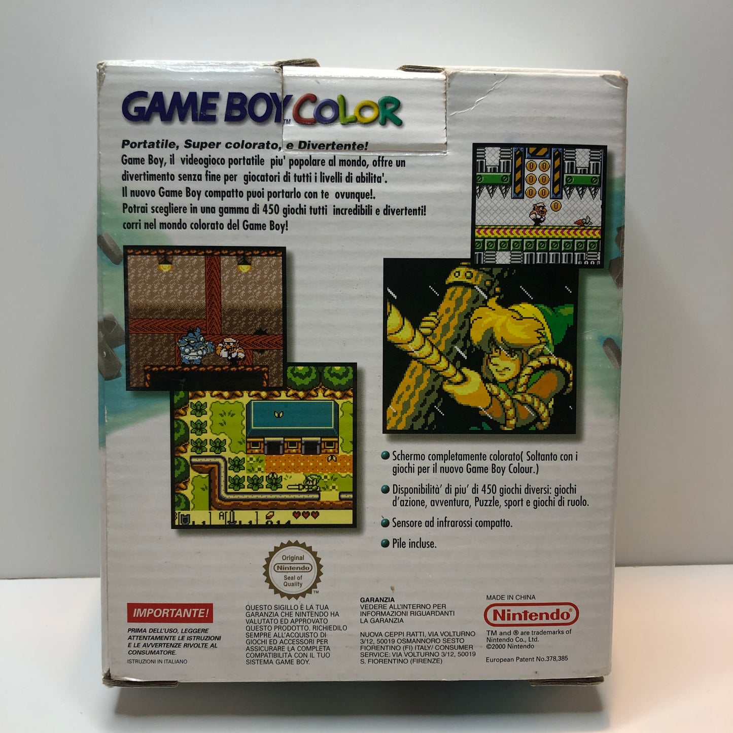 Game Boy Color Turquoise (GIG)
