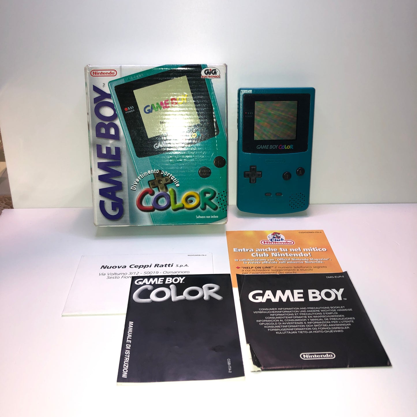 Game Boy Color Turquoise (GIG)