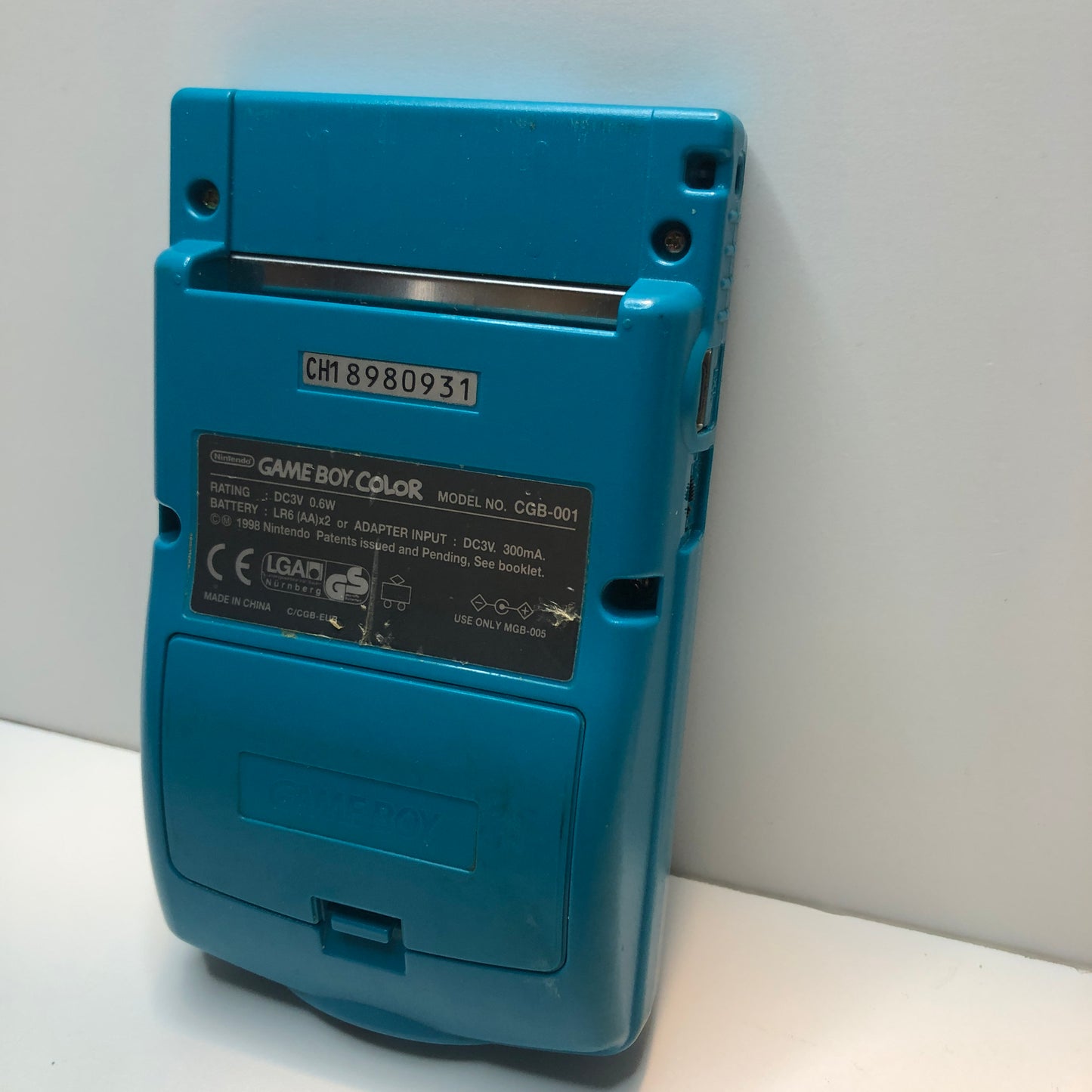 Game Boy Color Turquoise (GIG)
