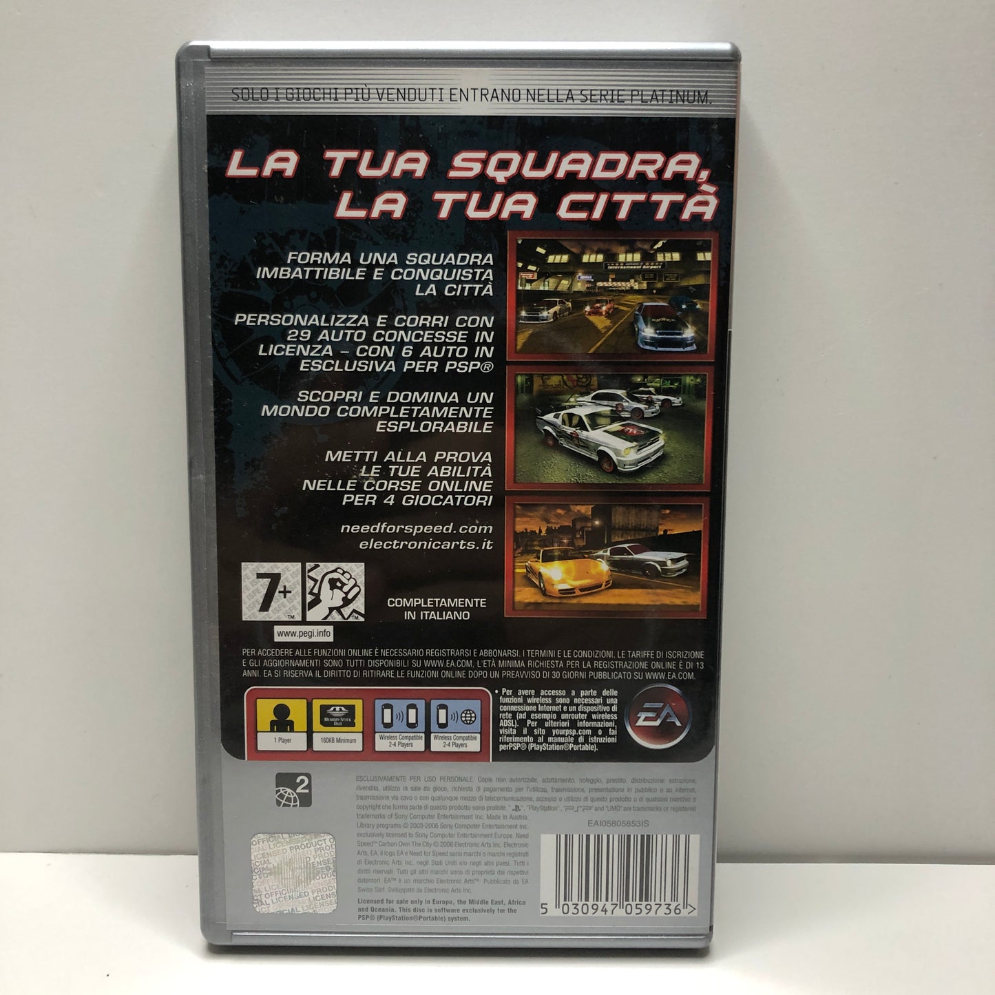 Need For Speed ​​Carbon Own The City Platinum