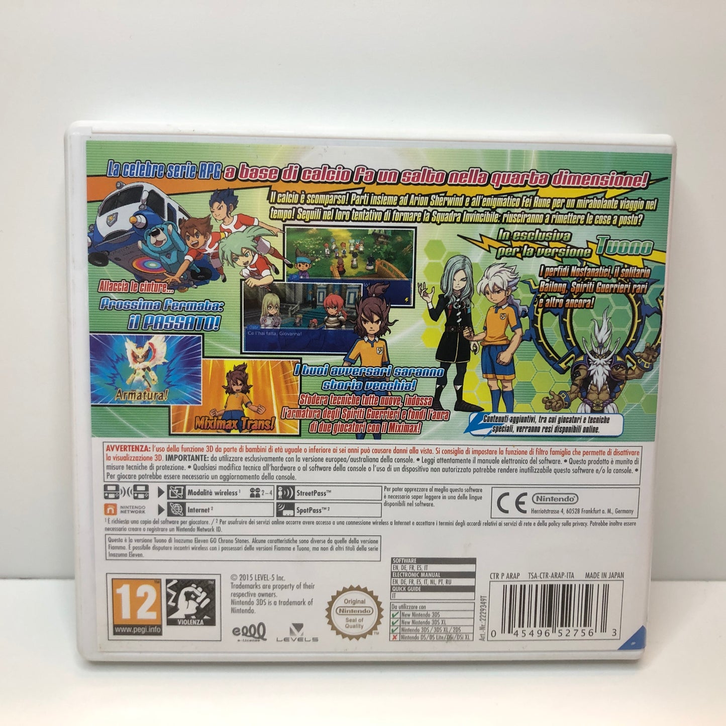 Inazuma Eleven Go Chrono Stones Tuono