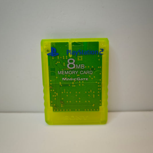 Memory Card PS2 "Lemon Yellow"