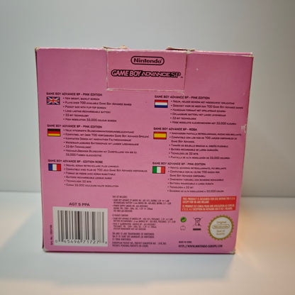 GBA Game Boy Advance SP Pink Edition Ags-101