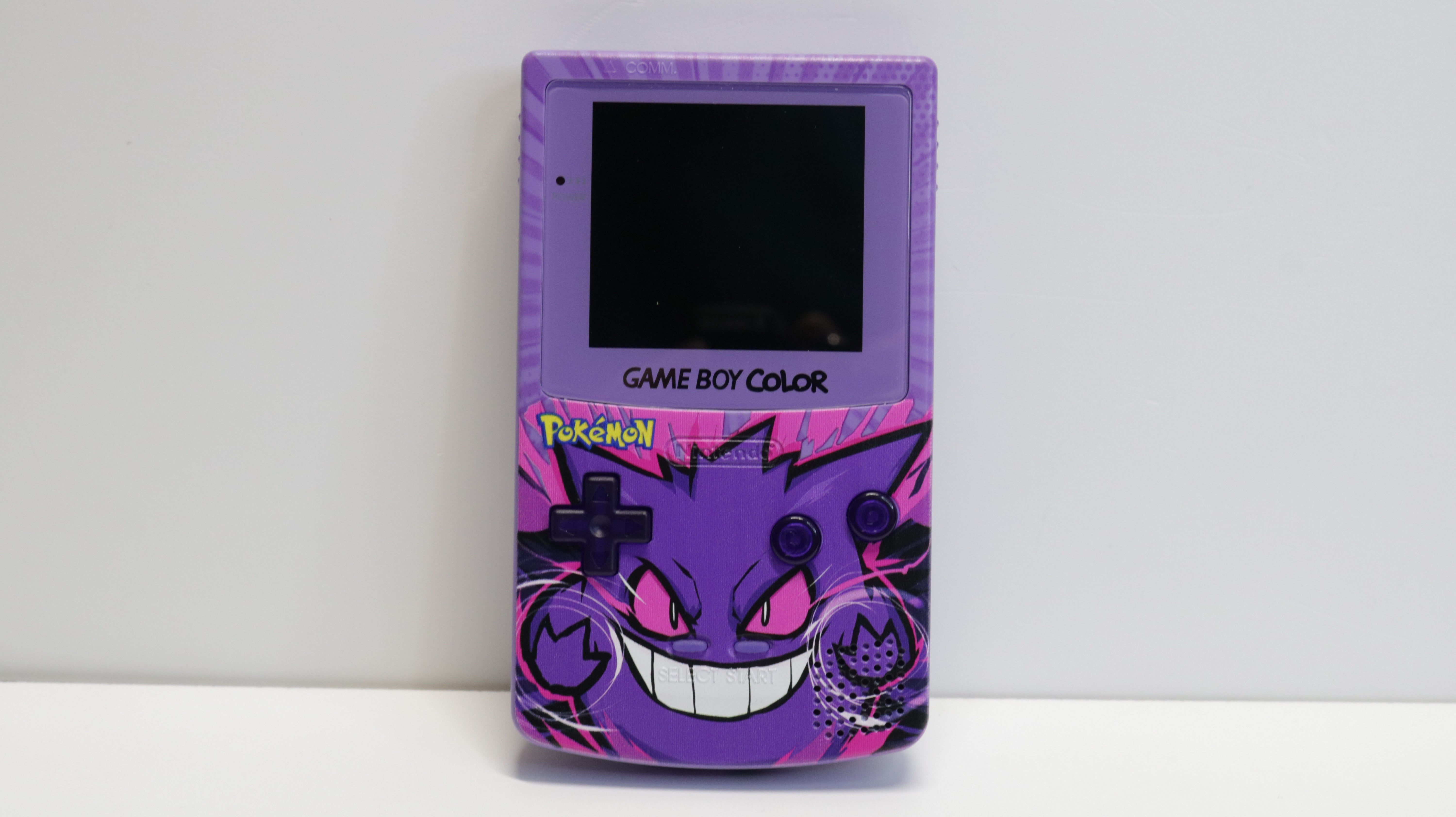 Game Boy Color IPS Custom "Gengar" - Otogi Retrogames