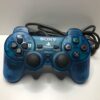 Controller PS1 Blu Trasparente
