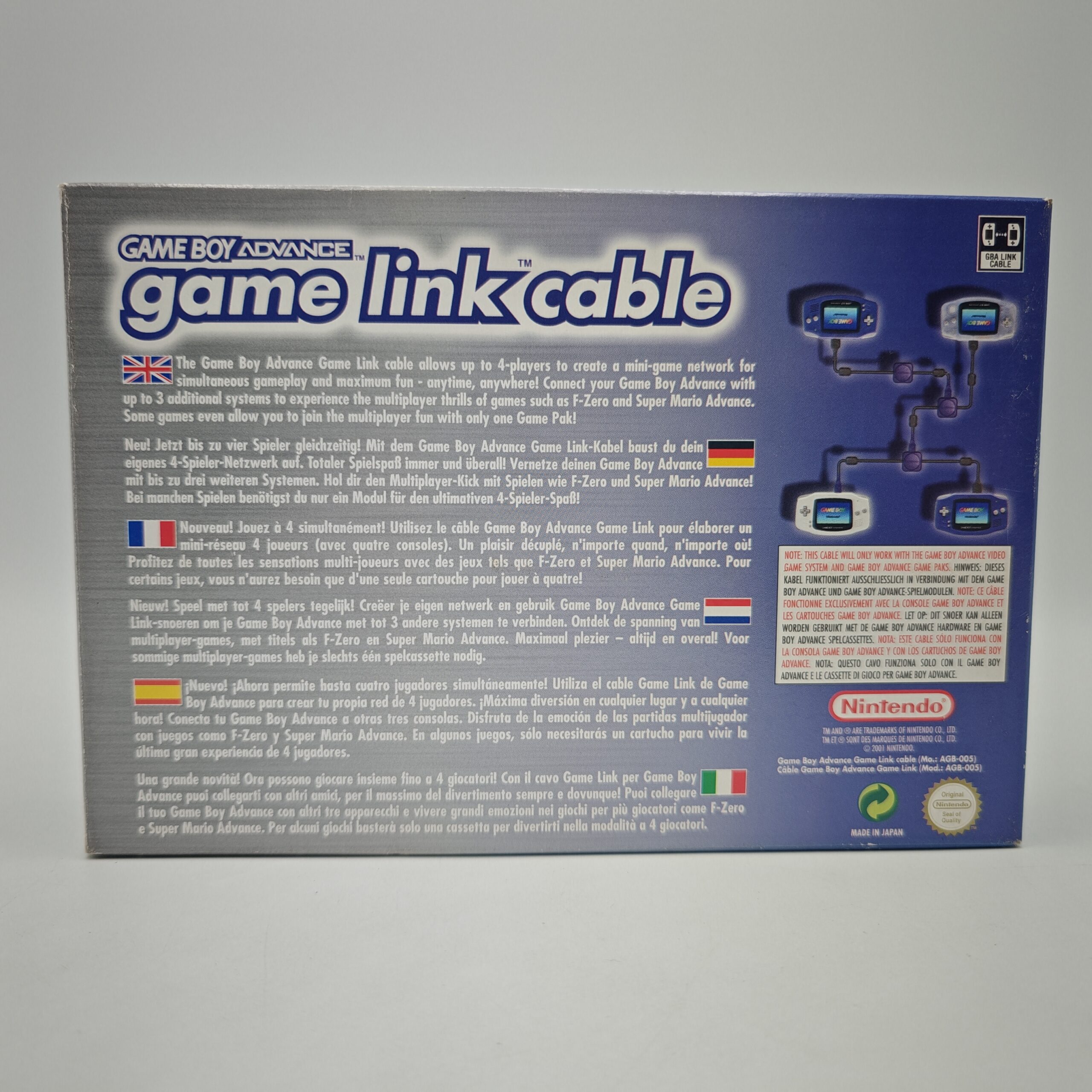 Game Boy Advance Link Cable - Otogi Retrogames